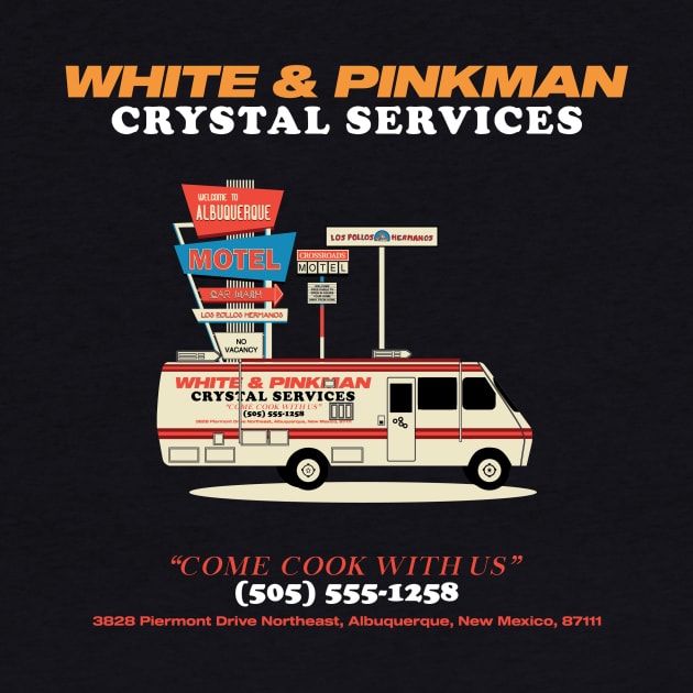 White and Pinkman Crystal Service by jealousclub
